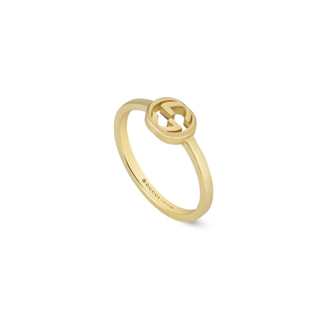 Gucci Interlocking G 18k Gold Ring - Dracakis Jewellers