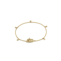 Gucci Running G 18k Bracelet with Diamonds - Dracakis Jewellers