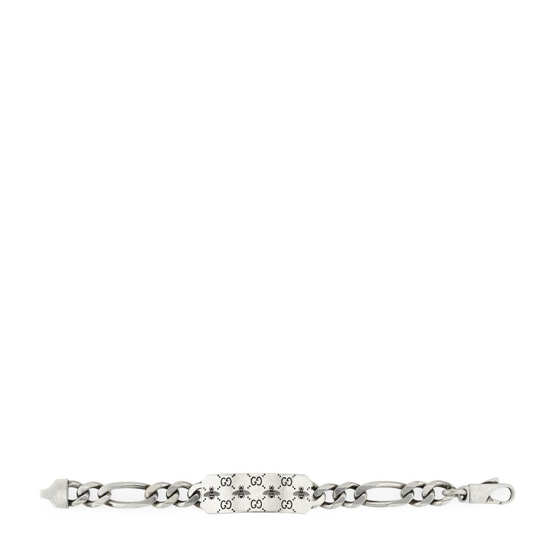 Gucci Signature GG and Bee Engraved Bracelet - Dracakis Jewellers