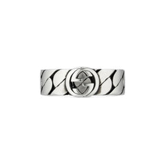 Gucci Wide Ring with Interlocking G - Dracakis Jewellers