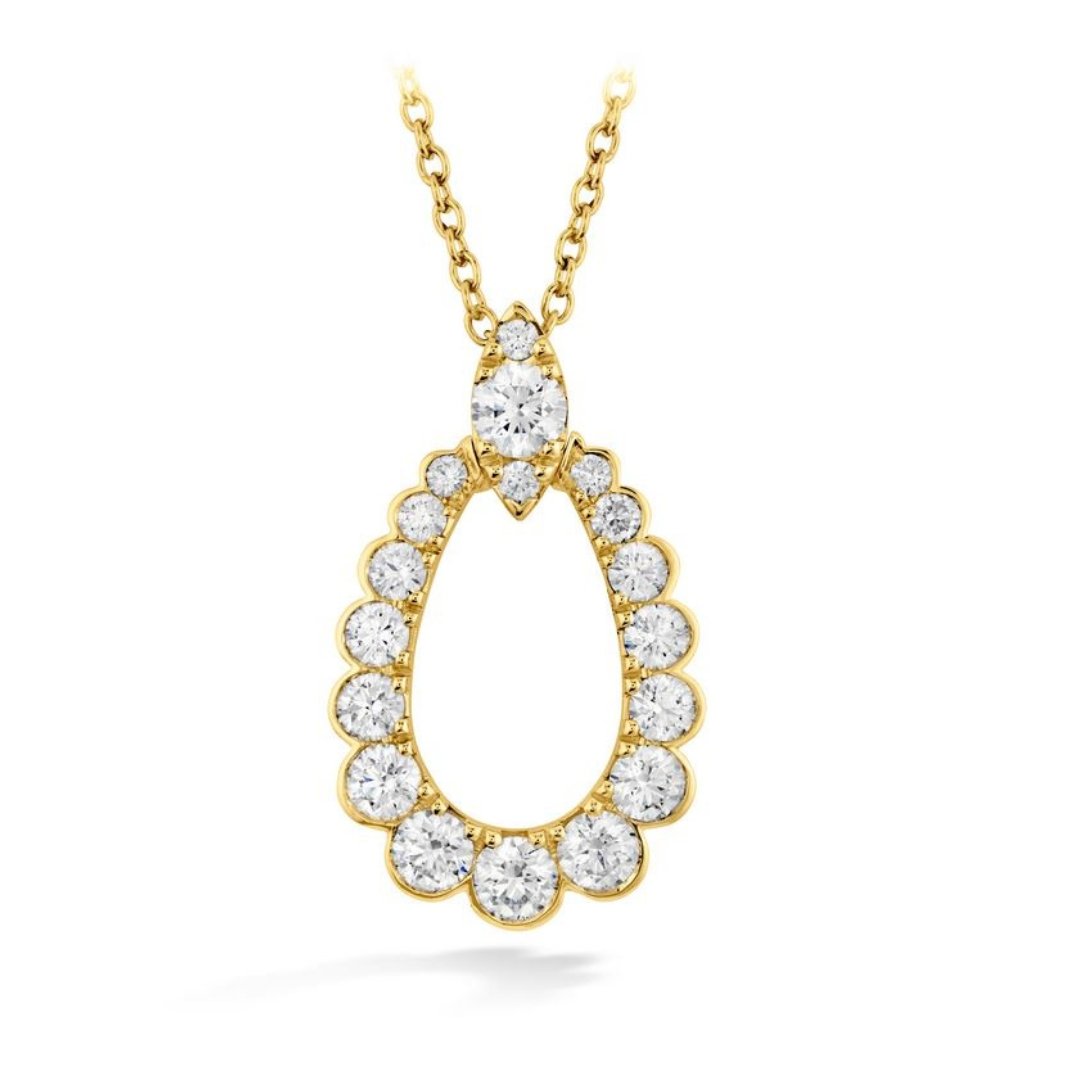 Aerial Regal Tear Drop Pendant - Dracakis Jewellers