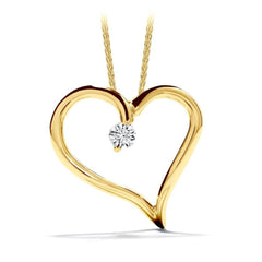 Hearts On Fire Amorous Heart Pendant - Dracakis Jewellers