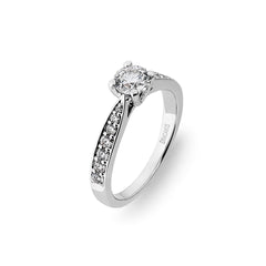 Hearts On Fire Brilliant Cut Diamond Engagement Ring - Dracakis Jewellers