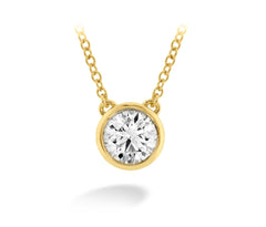 Hearts On Fire Classic Bezel Solitaire Pendant - Dracakis Jewellers
