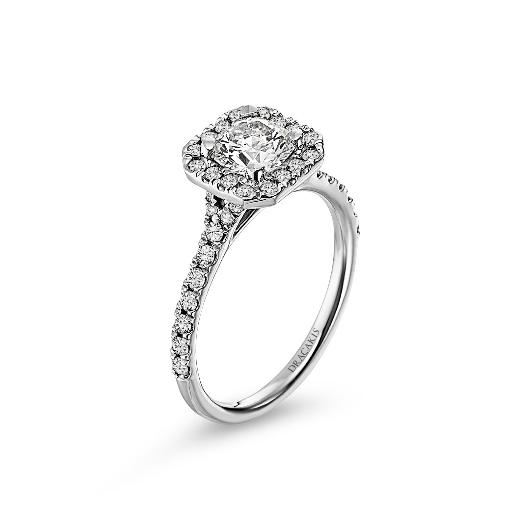 Hearts On Fire Dream Cut Diamond Engagement Ring - Dracakis Jewellers