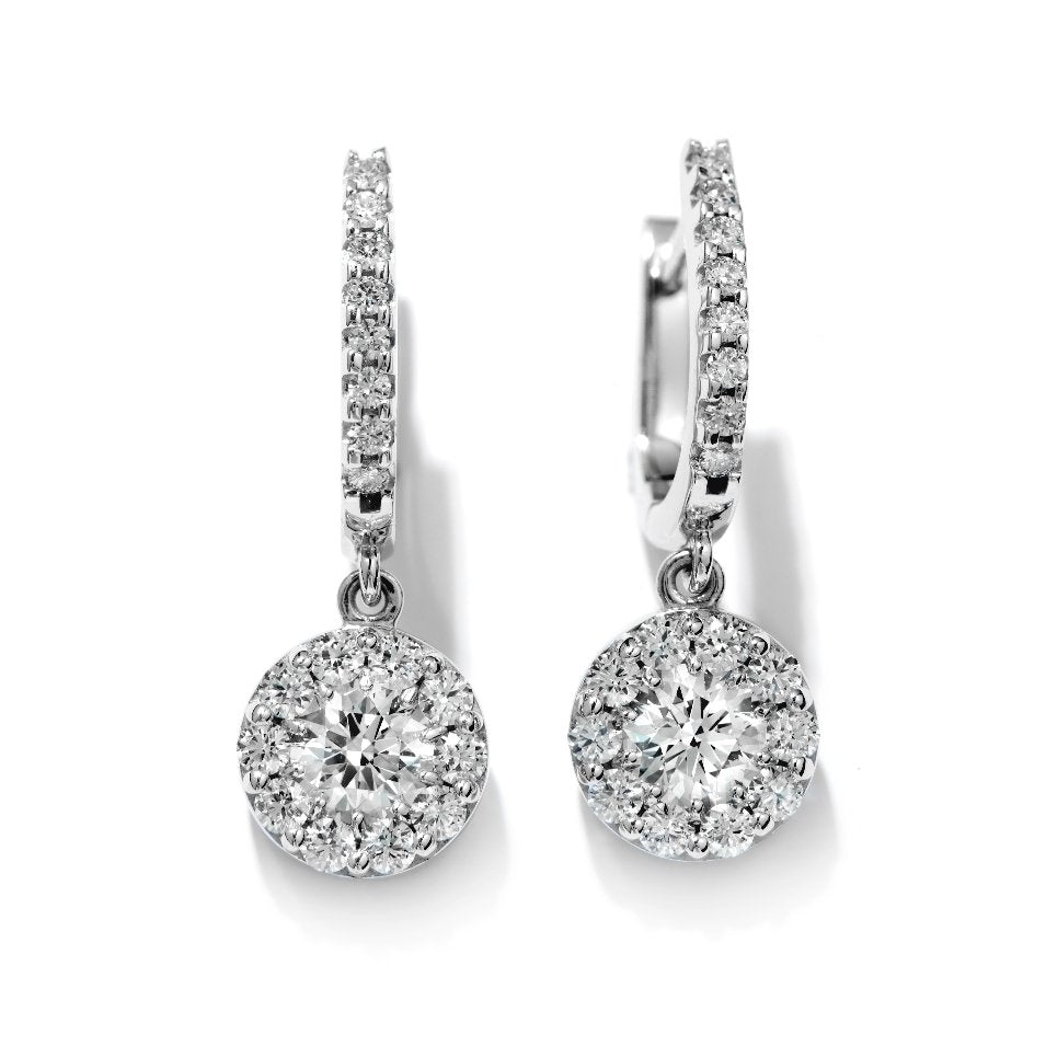 Hearts On Fire Fulfillment Diamond Drop Earrings - Dracakis Jewellers