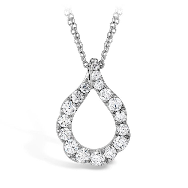 Hearts On Fire Lorelei Crescent Diamond Pendant - Dracakis Jewellers