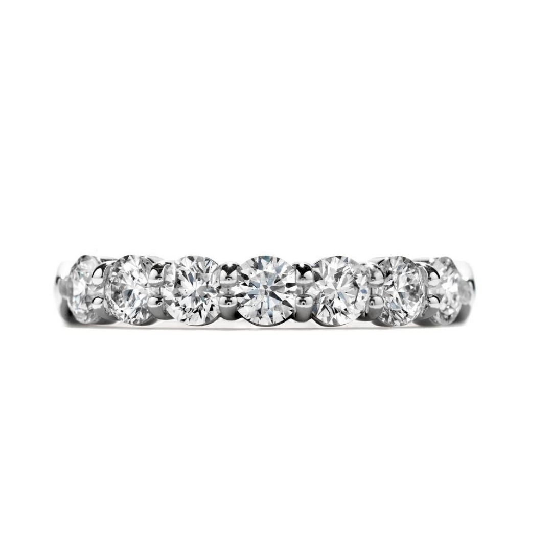 Seven stone outlet diamond band