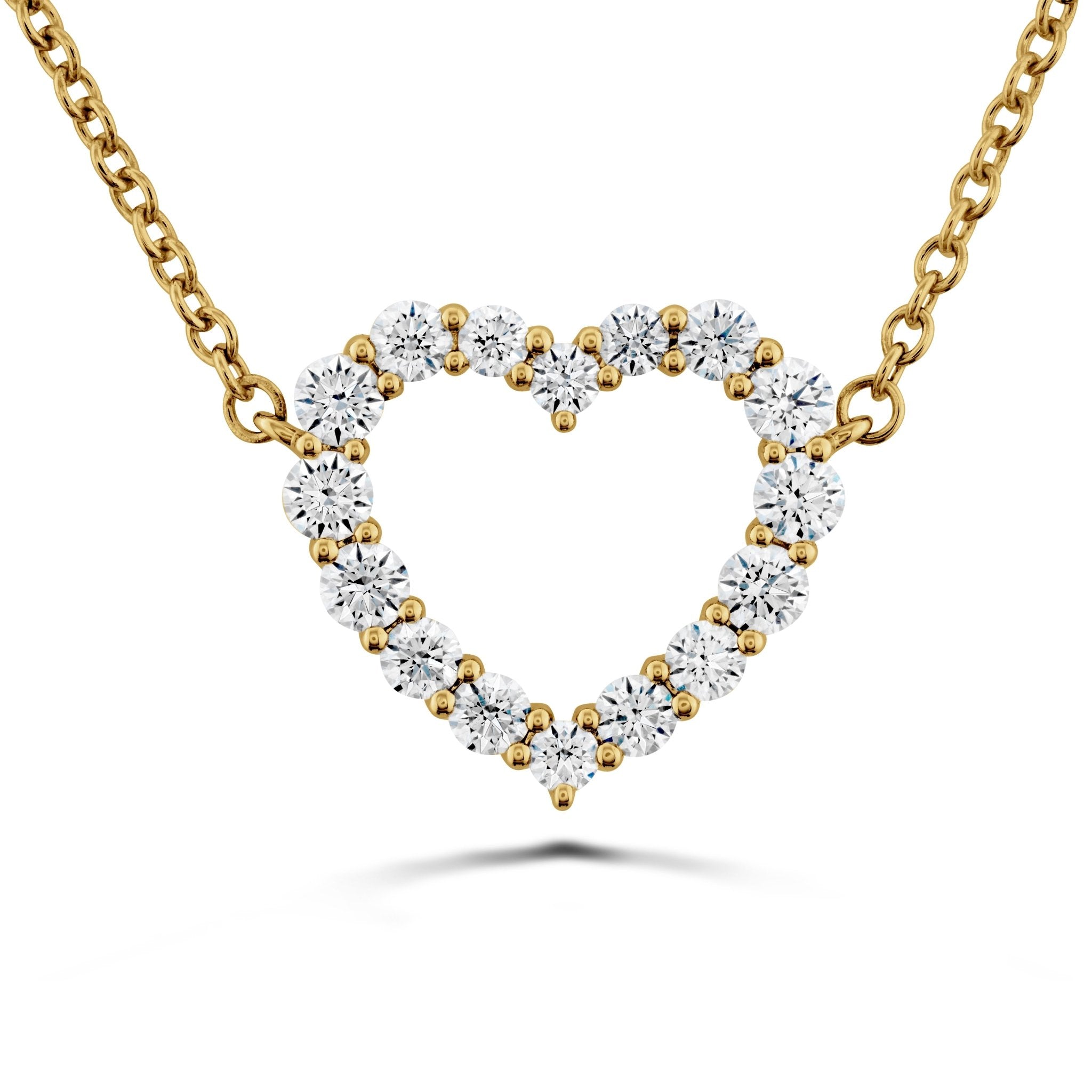 Hearts On Fire Signature Diamond Heart Pendant - Dracakis Jewellers