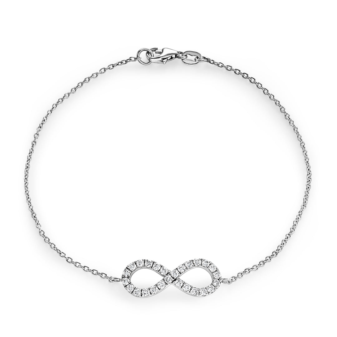 Infinity Diamond Bracelet - Dracakis Jewellers