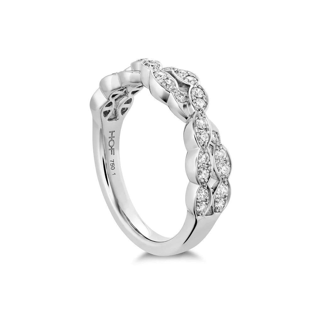 Lorelei Floral DoubleTwisted Diamond Ring - Dracakis Jewellers