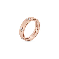 Love in Verona Rose Gold Ring with Diamonds - Dracakis Jewellers