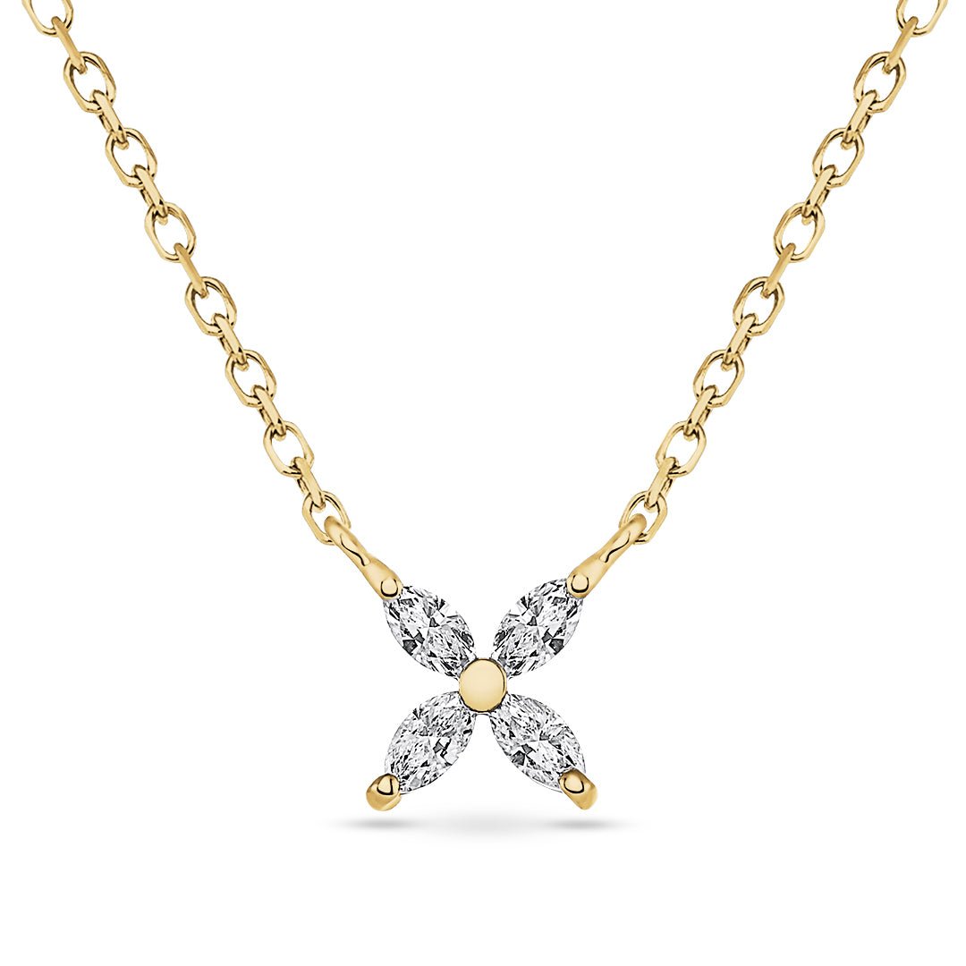 Marquise store diamond pendant