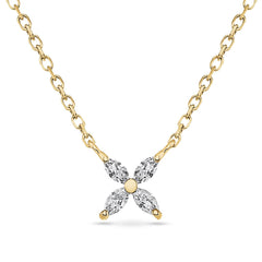 Marquise Cut Diamond Pendant - Dracakis Jewellers