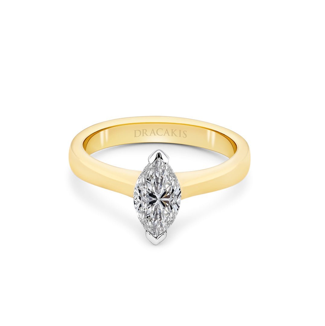 Marquise Cut Diamond Engagement Ring - Dracakis Jewellers