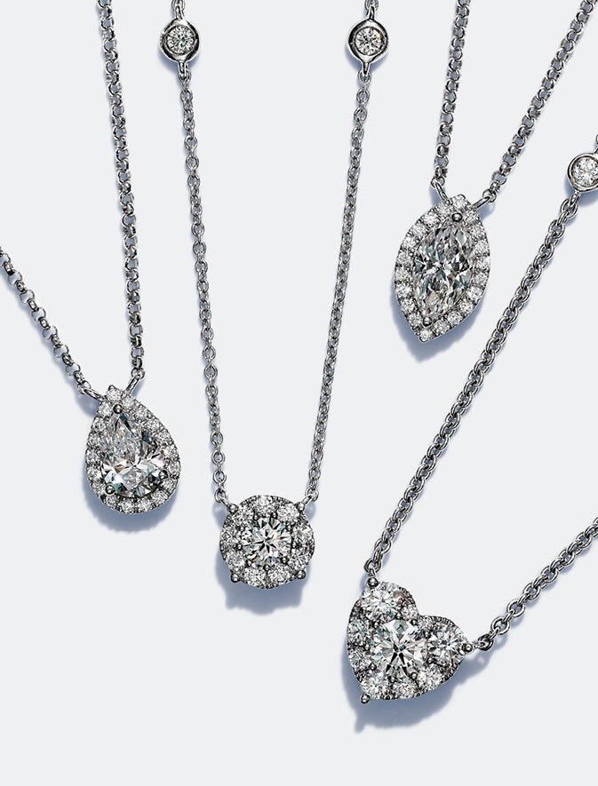 Marquise Cut Diamond Pendant - Dracakis Jewellers
