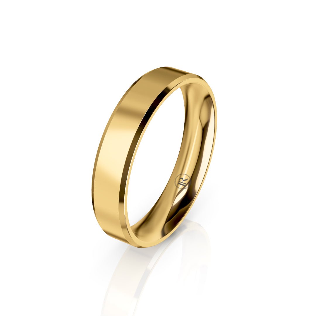 Mens Classic Gold Wedding Band - Dracakis Jewellers