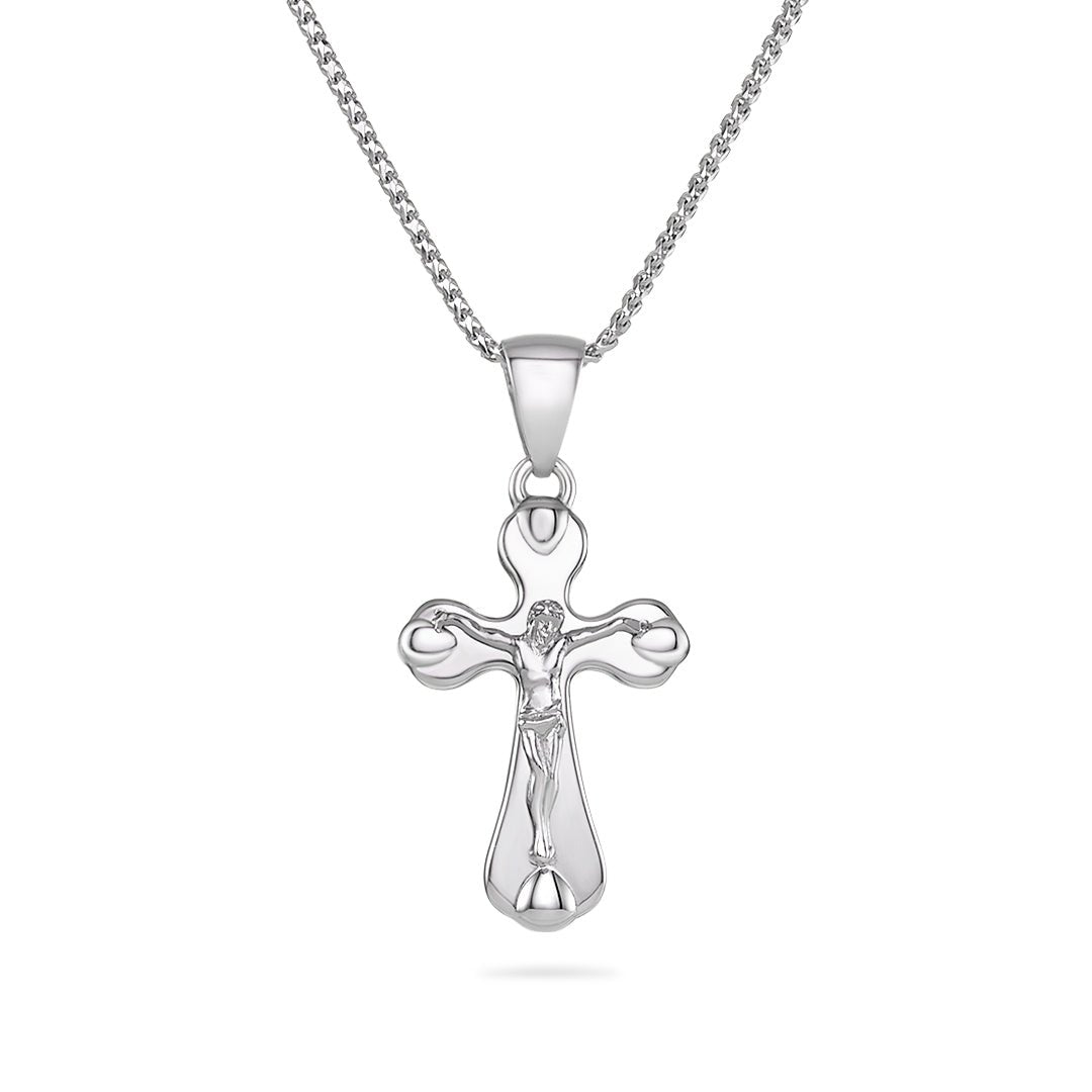 Mens Gold Crucifix Pendant - Dracakis Jewellers