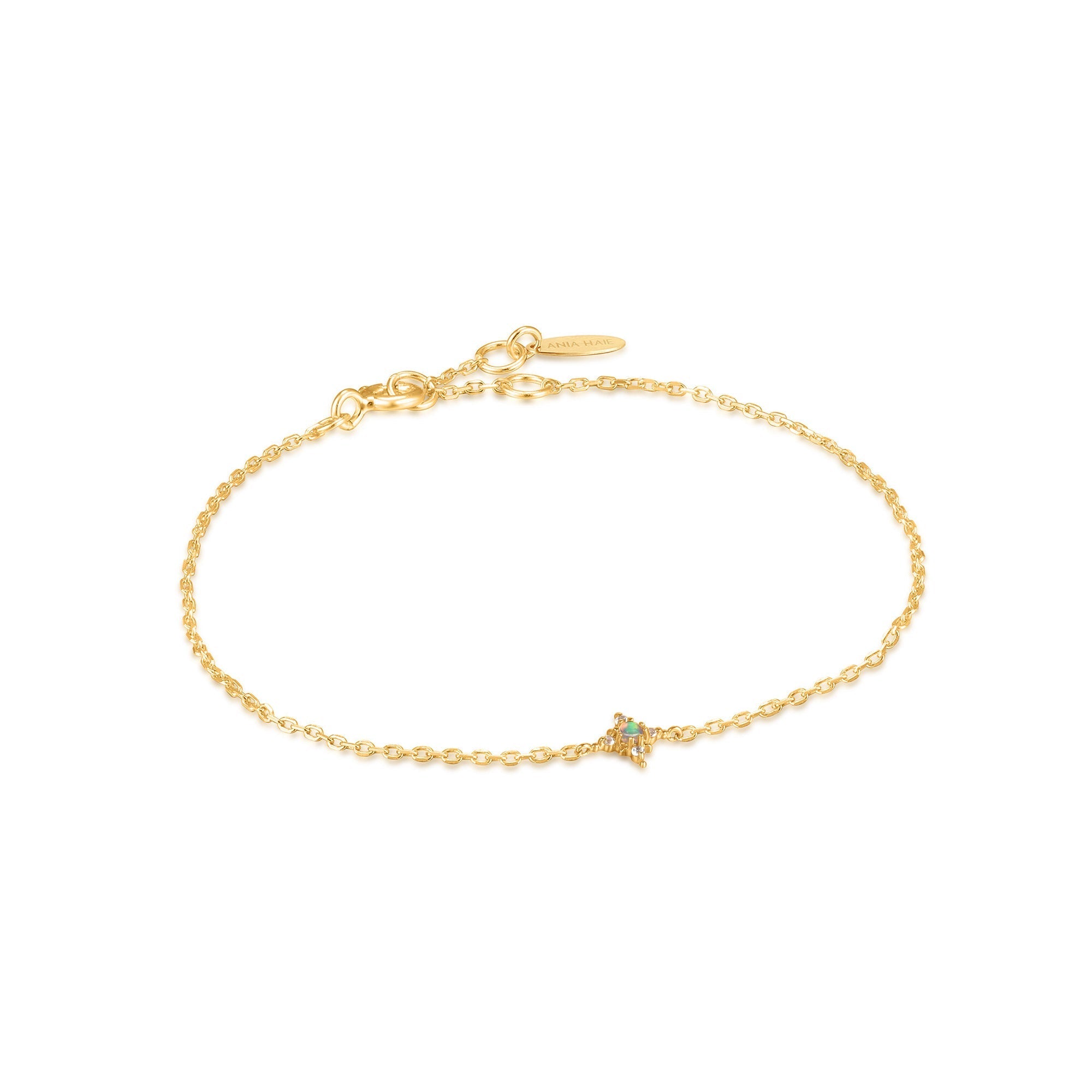 Opal and White Sapphire Star Bracelet - Dracakis Jewellers