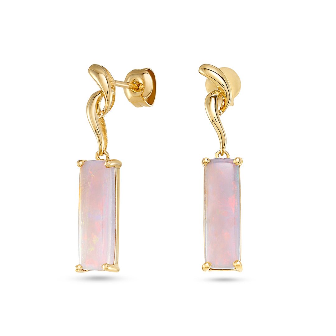 Opal Drop Earrings - Dracakis Jewellers