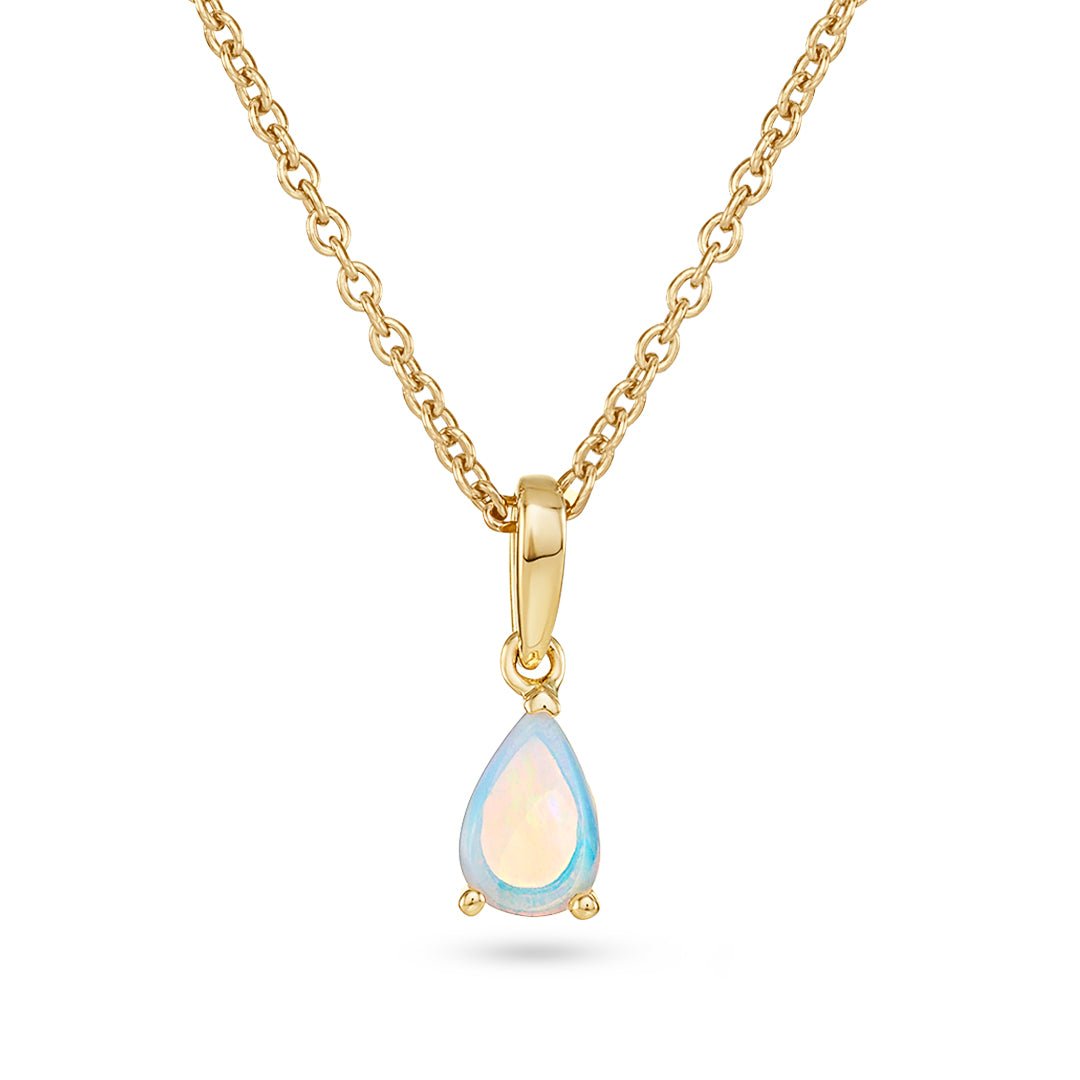 Opal & Gold Pendant - Dracakis Jewellers