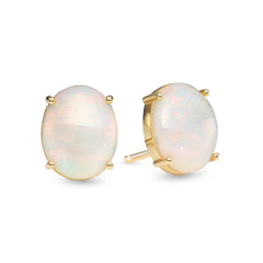 Opal Stud Earrings - Dracakis Jewellers