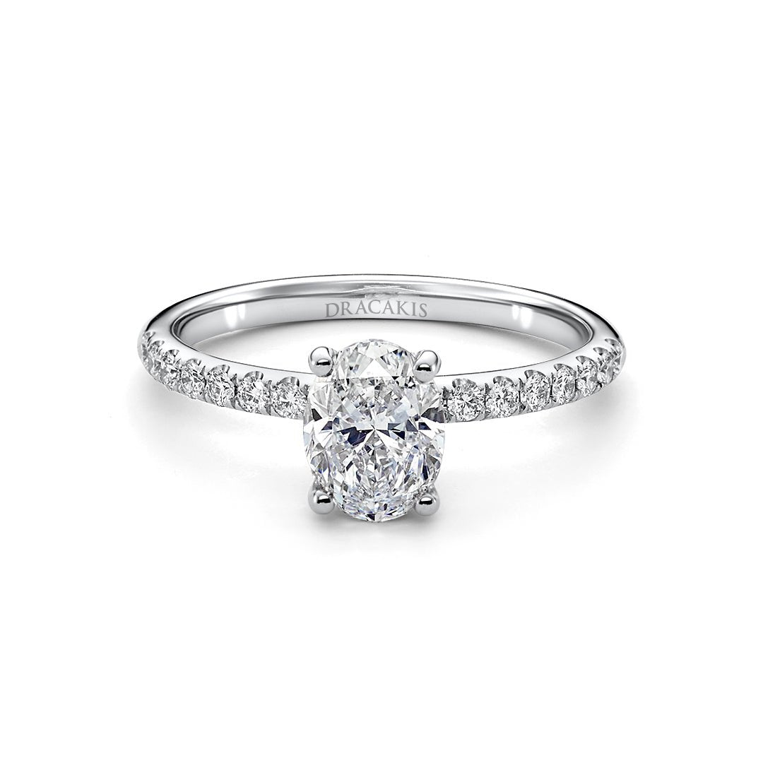Oval Cut Diamond Engagement Ring - Dracakis Jewellers | Dracakis Jewellers