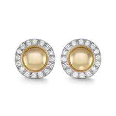 Pave Diamond Stud Earrings - Dracakis Jewellers