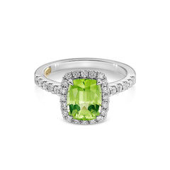 Peridot & Diamond Ring - Dracakis Jewellers