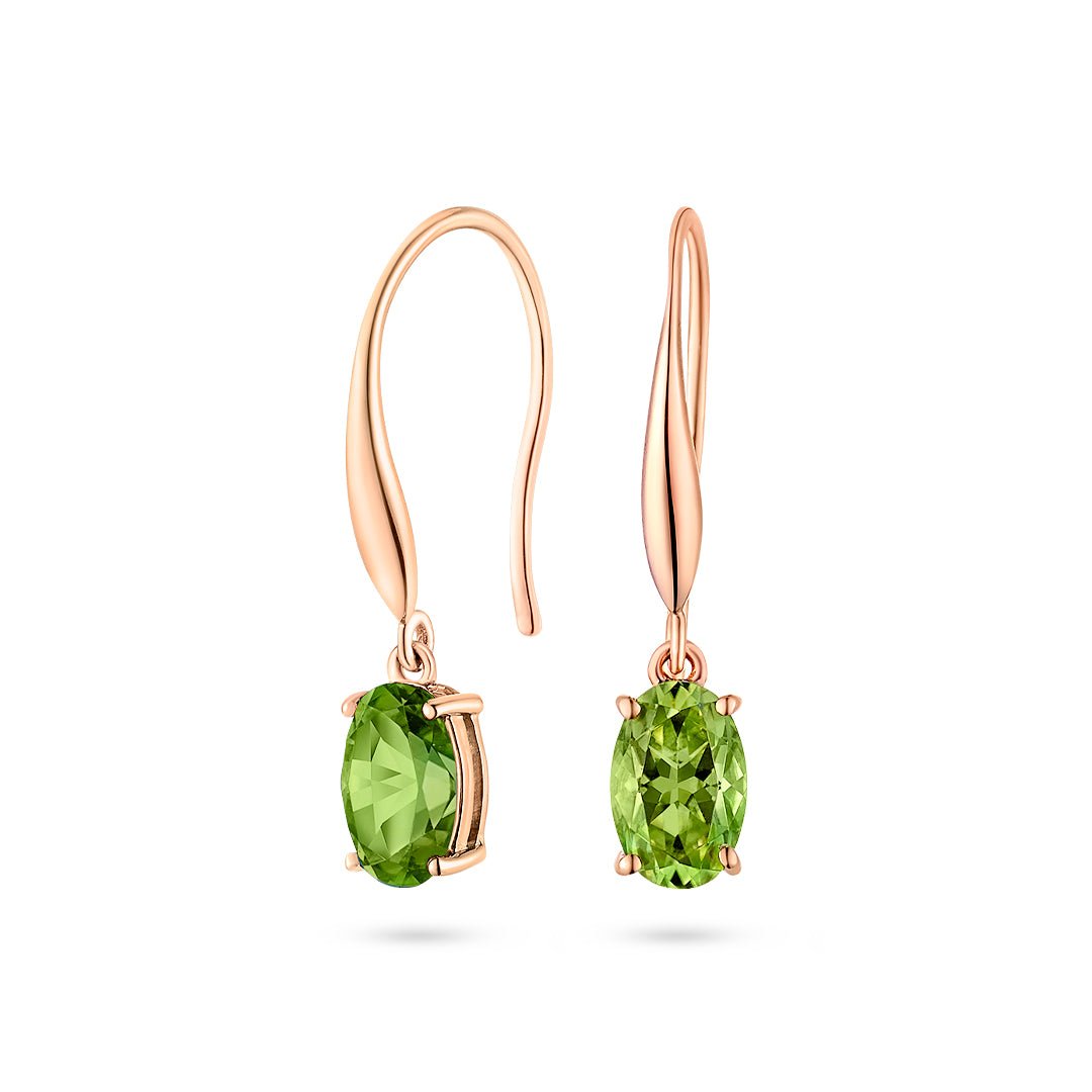 Oval Shaped 8x6mm Studs Earrings Art Deco Peridot Wedding Earrings | Earring  crafts, Silver bridal earrings, Art deco earrings