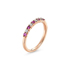 Pink Sapphire & Diamond Ring - Dracakis Jewellers
