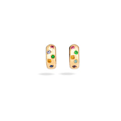 Iconica Coloured Gemstone Earrings - Dracakis Jewellers