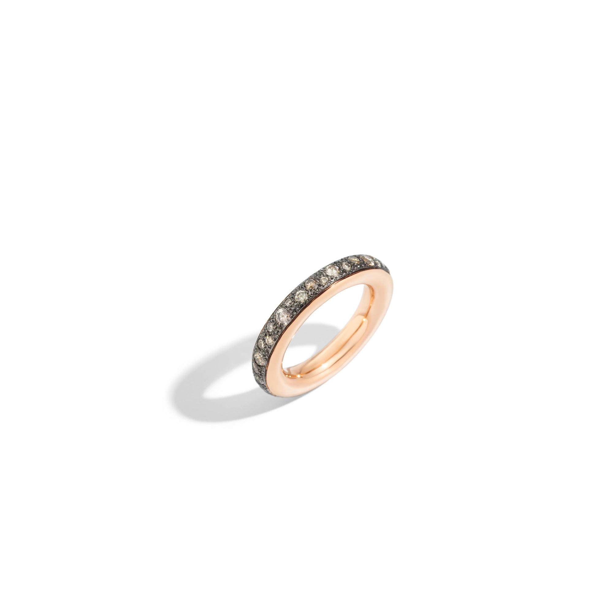 Iconica Rose Gold Pave Diamond Ring - Dracakis Jewellers