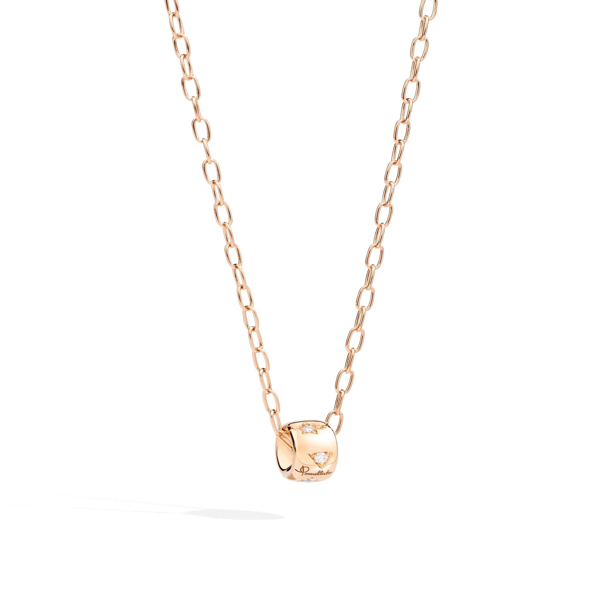 Iconica Rose Gold Diamond Pendant - Dracakis Jewellers