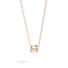 Iconica Rose Gold Diamond Pendant - Dracakis Jewellers