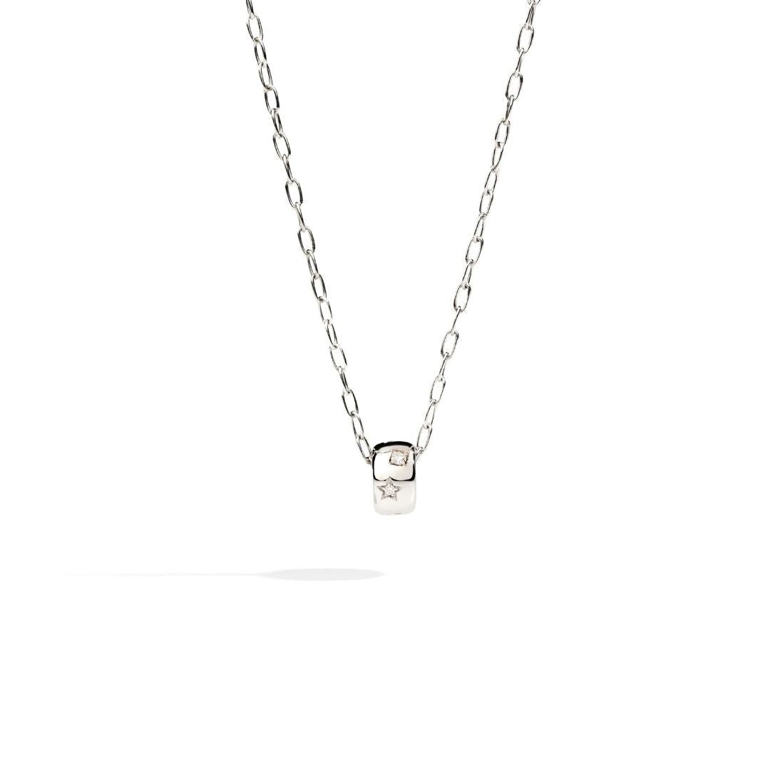 Iconica White Gold Diamond Pendant - Dracakis Jewellers