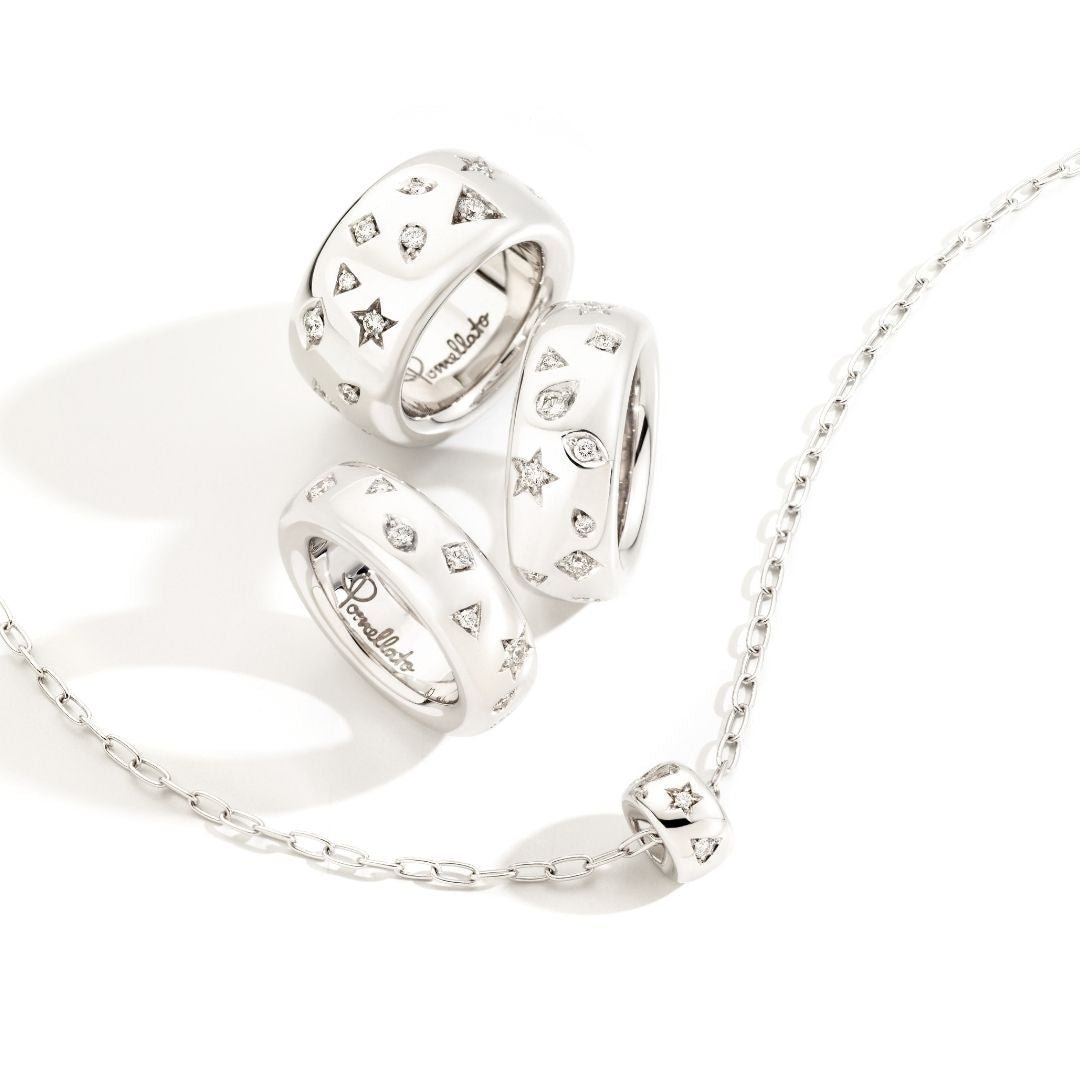 Iconica White Gold Diamond Pendant - Dracakis Jewellers