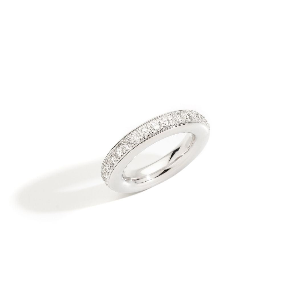 Iconica White Gold Pave Diamond Ring - Dracakis Jewellers