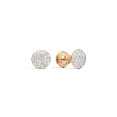 Sabbia Pave Diamond Stud Earrings - Dracakis Jewellers