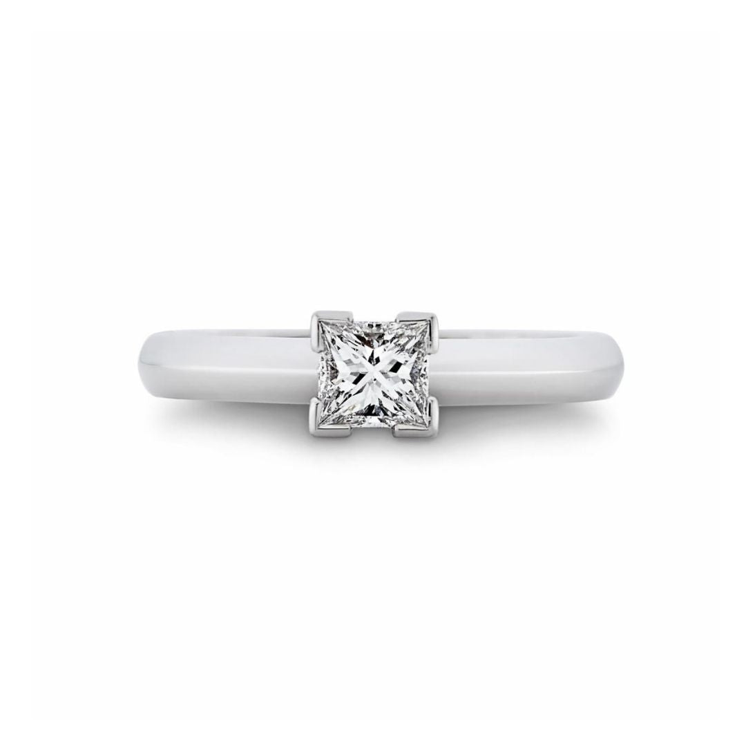 Princess Cut Diamond Solitaire Engagement Ring - Dracakis Jewellers