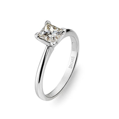 Princess Cut Diamond Solitaire Engagement Ring - Dracakis Jewellers