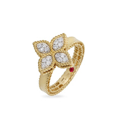 Princess Flower Diamond Ring - Dracakis Jewellers