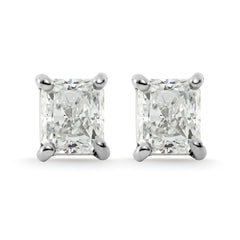 Radiant Cut Diamond Earrings - Dracakis Jewellers