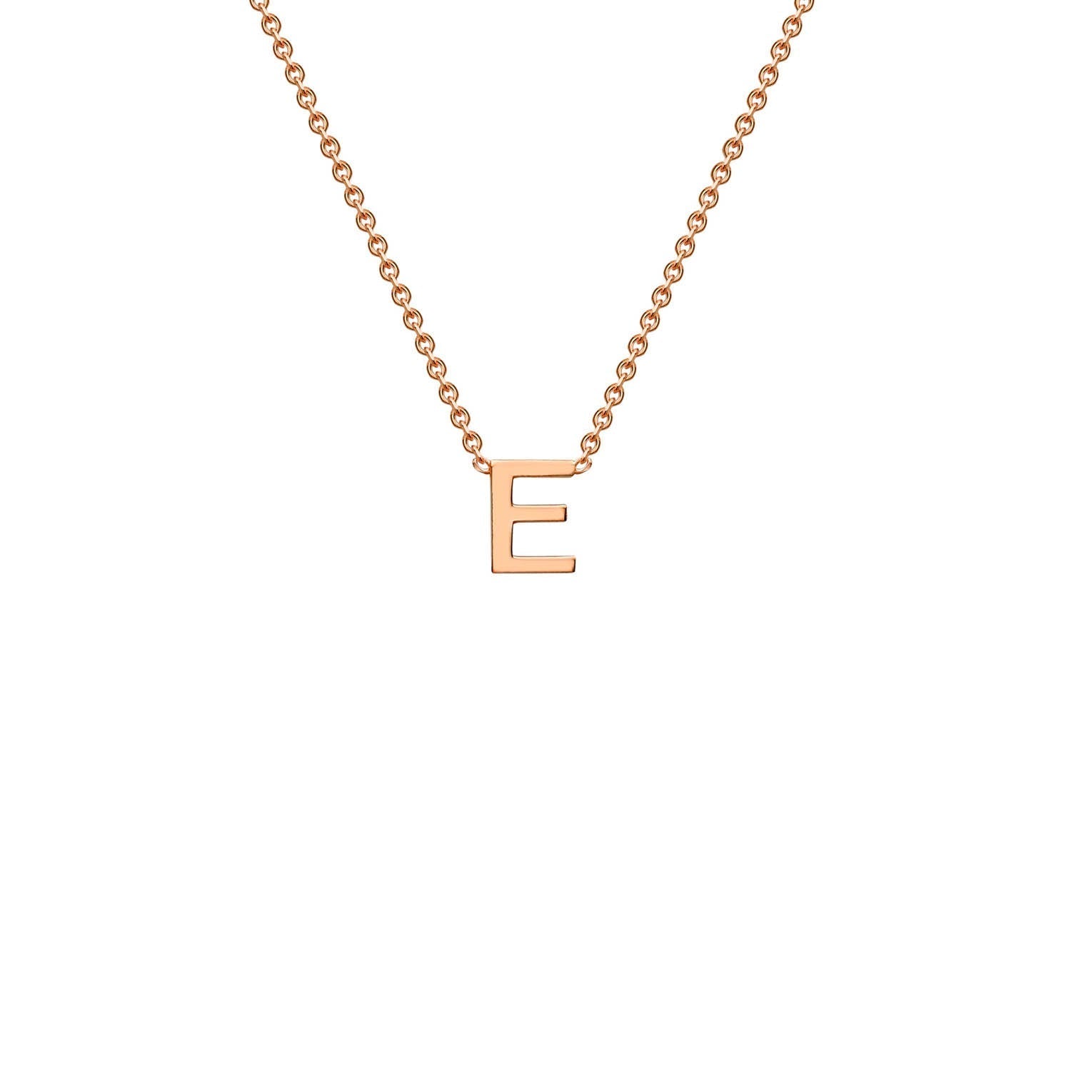 Petite Letter Necklace in Rose Gold - Dracakis Jewellers