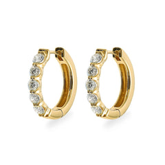 Brilliant Cut Diamond Earrings (2.00ct) - Dracakis Jewellers