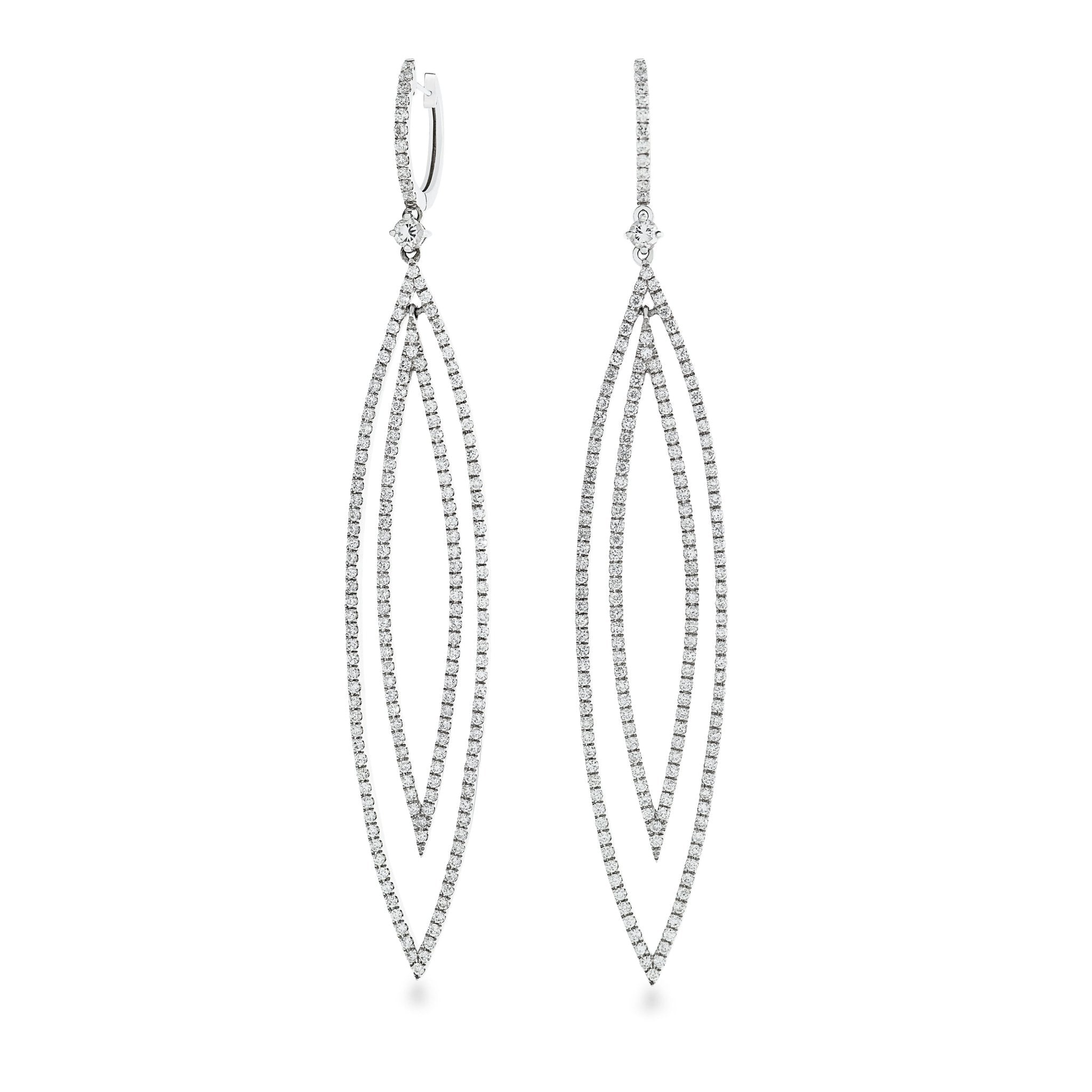 Brilliant Cut Diamond Drop Earrings - Dracakis Jewellers