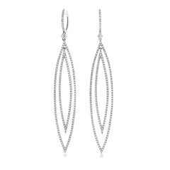 Brilliant Cut Diamond Drop Earrings - Dracakis Jewellers