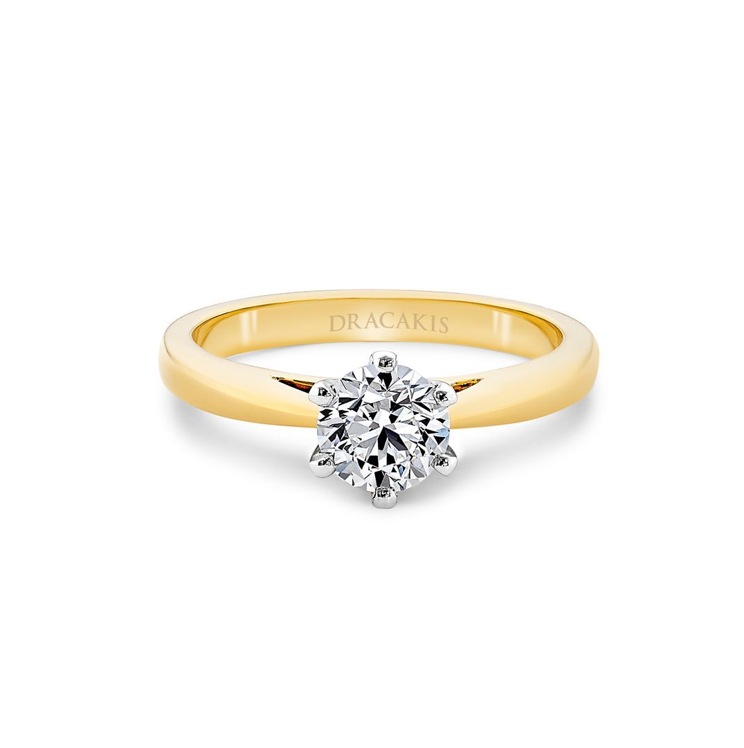 Brilliant Cut Diamond Engagement Ring - Dracakis Jewellers