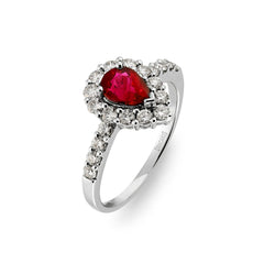 Ruby & Diamond Ring - Dracakis Jewellers