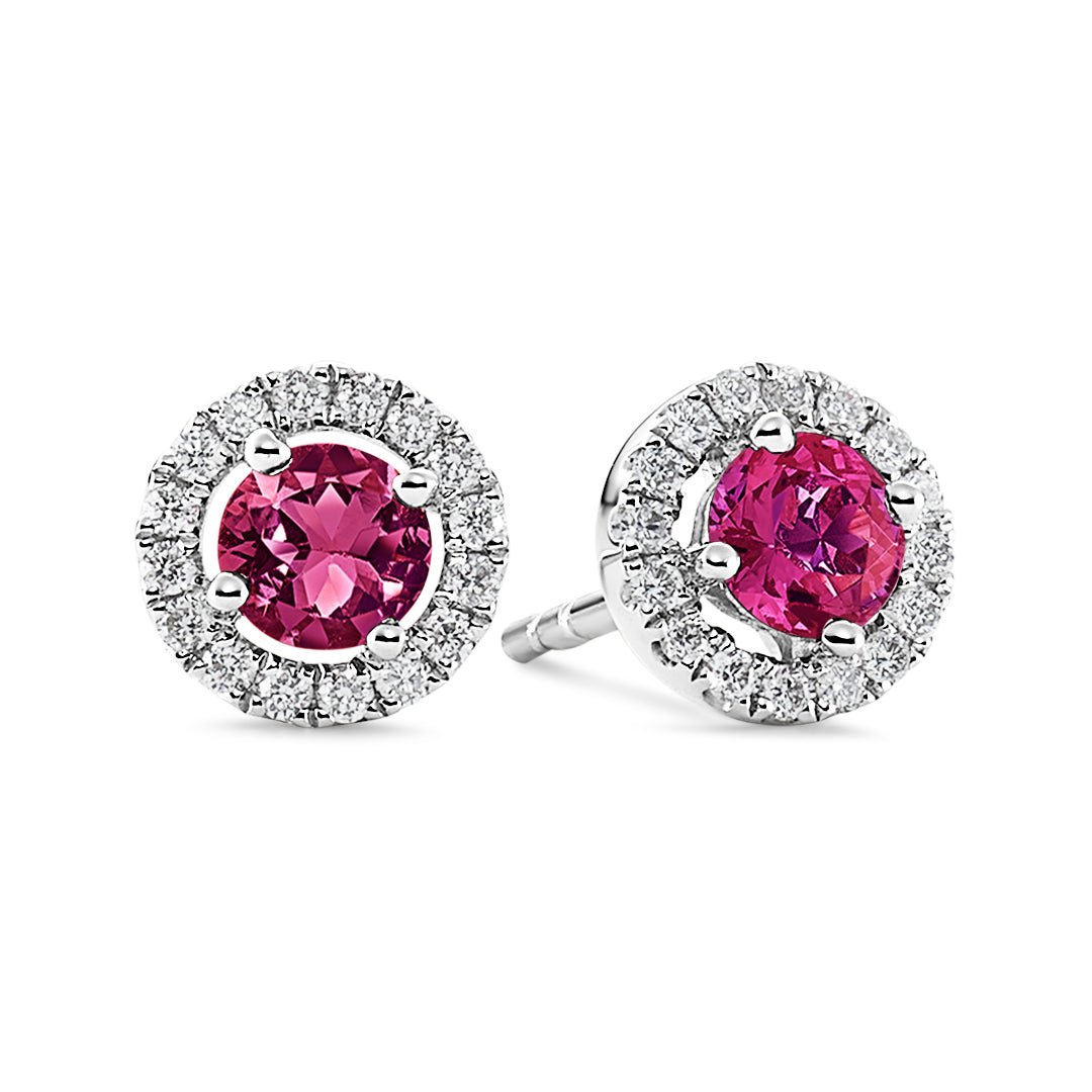 Ruby & Diamond Earrings - Dracakis Jewellers